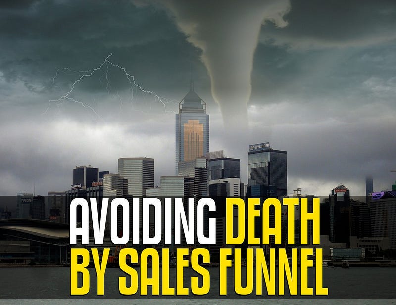 FIction Writing - Avoiding Death By Sales Funnel