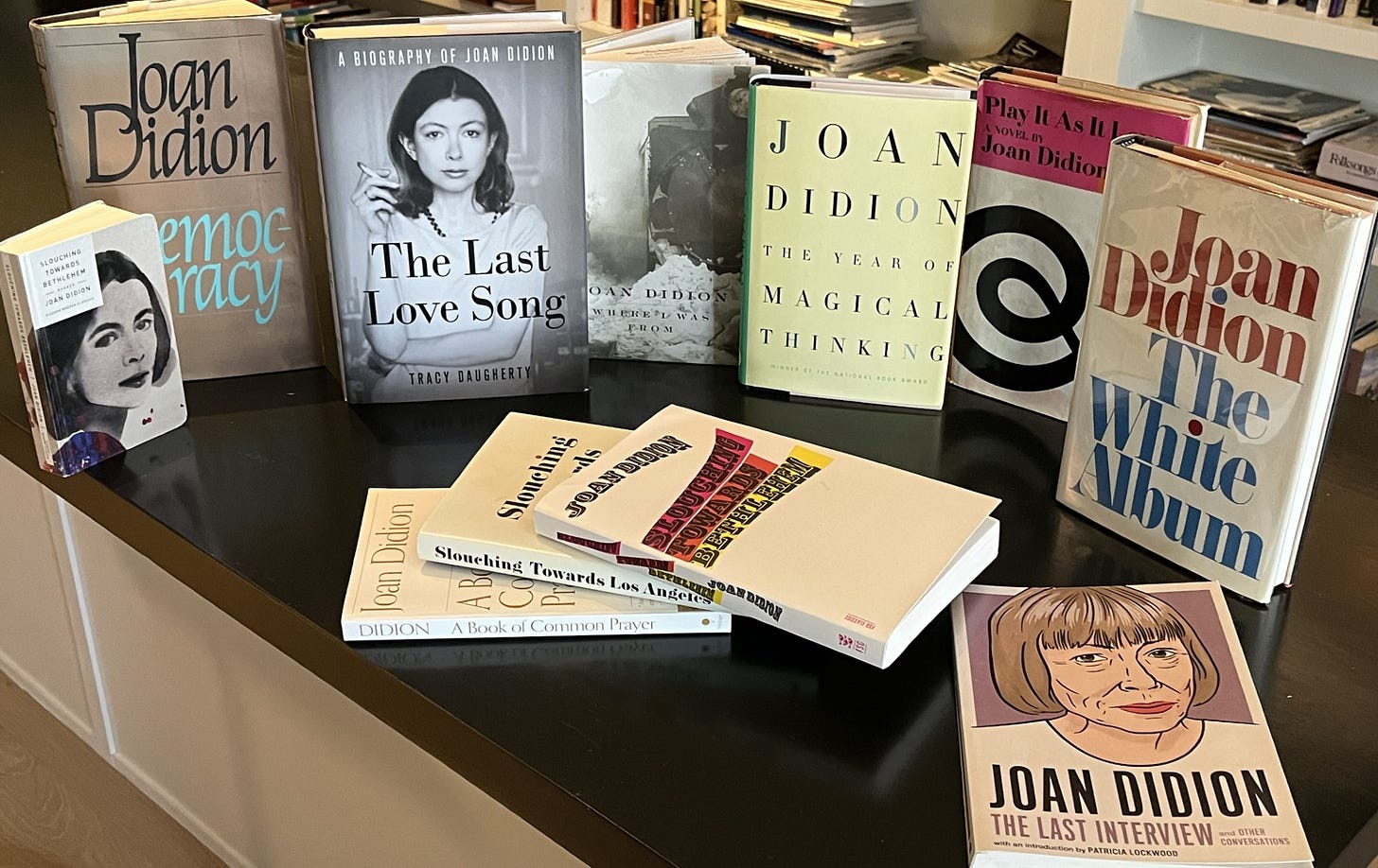 Books by and about Joan Didion