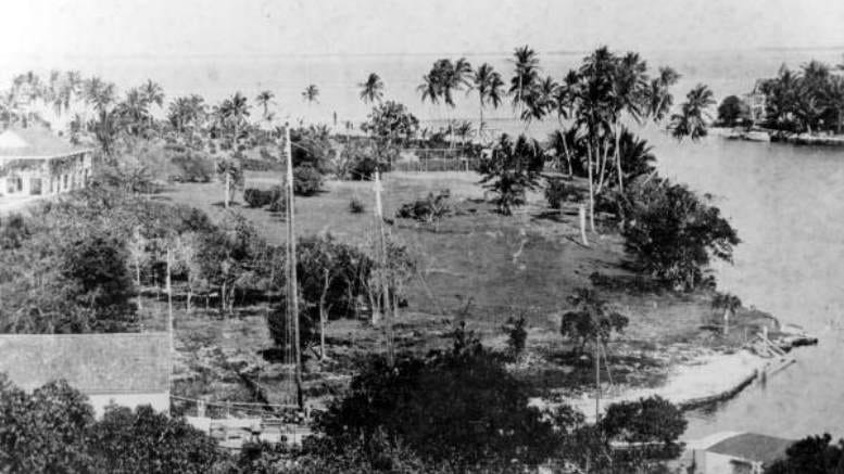 Cover: Aerial of Fort Dallas, Miami River & Brickell Point in 1894