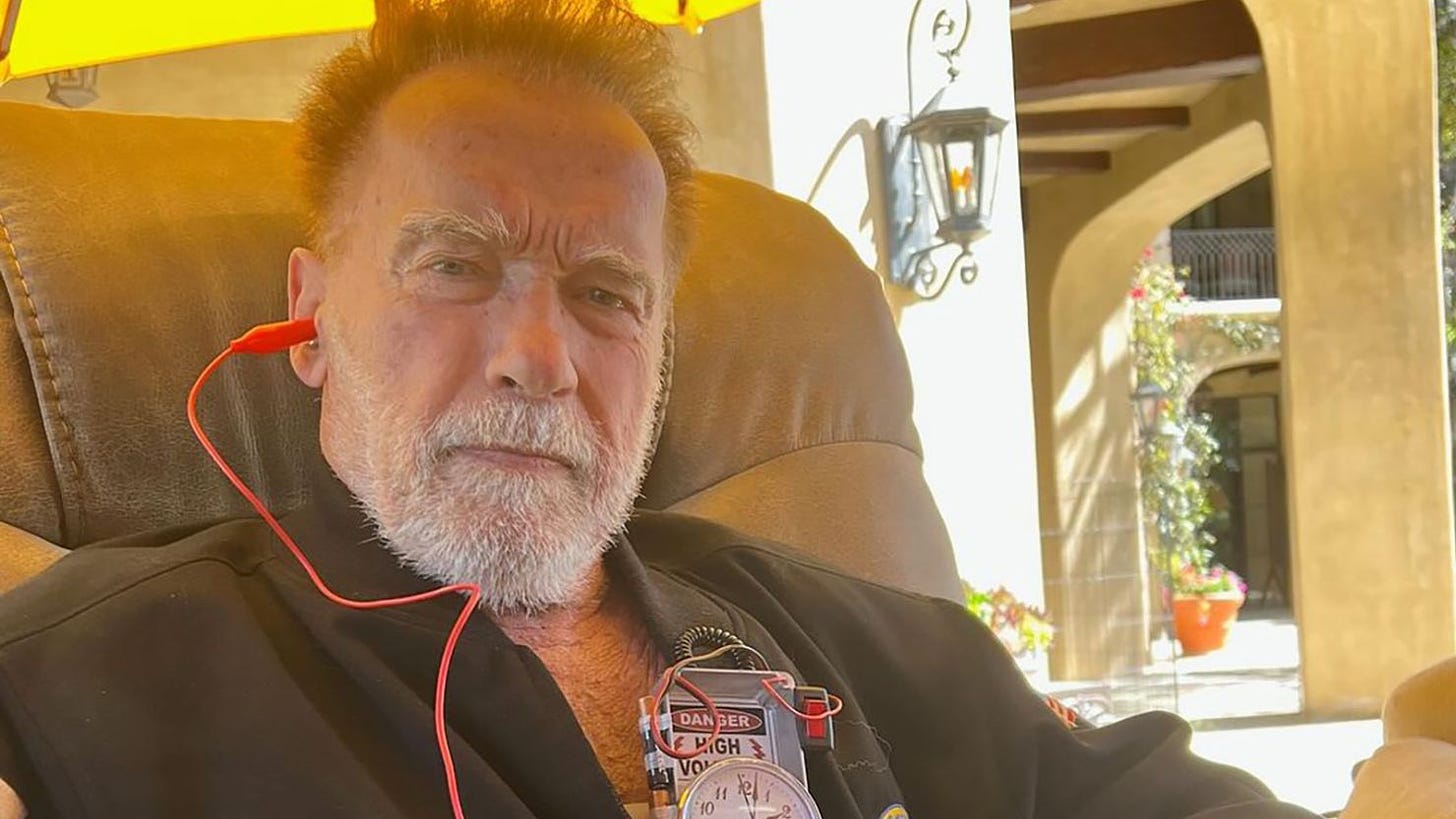 Arnold Schwarzenegger shared a picture of himself wearing a pacemaker to Instagram, after getting one fitted last week.