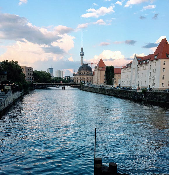 Berlin – TV Tower + Spree River
