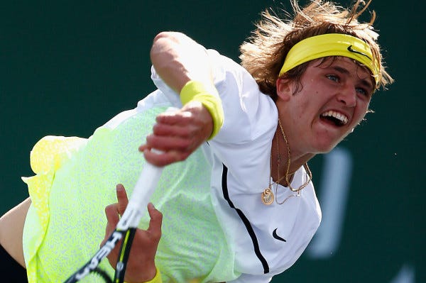 alexander zverev rising tennis star 2015