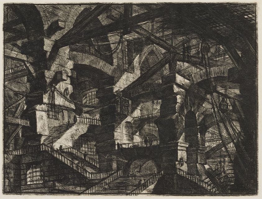 Piranesi Prisons –– Minneapolis Institute of Art