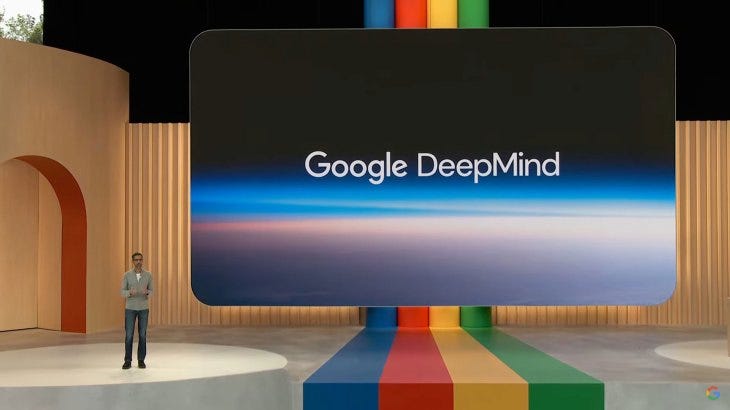 Google DeepMind presented onstage