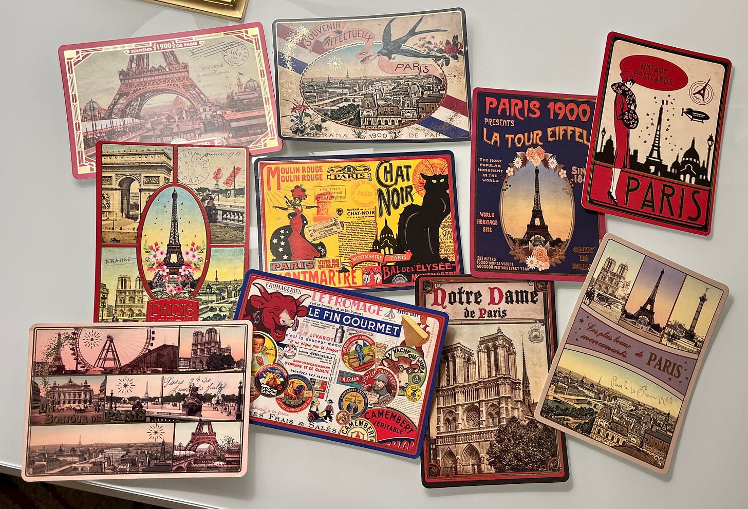 Postcards from Paris for Evelyn Skye's newsletter subscribers