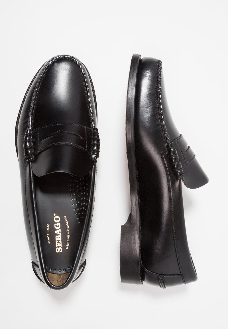 Sebago CLASSIC DAN - Smart slip-ons - black - Zalando