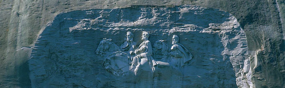 Wall Art - Photograph - Stone Mountain Confederate Memorial by Panoramic Images