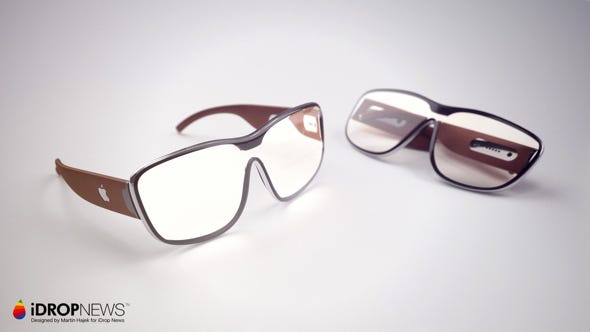 "Apple Glasses" designed by Martin Hajek for iDrop News