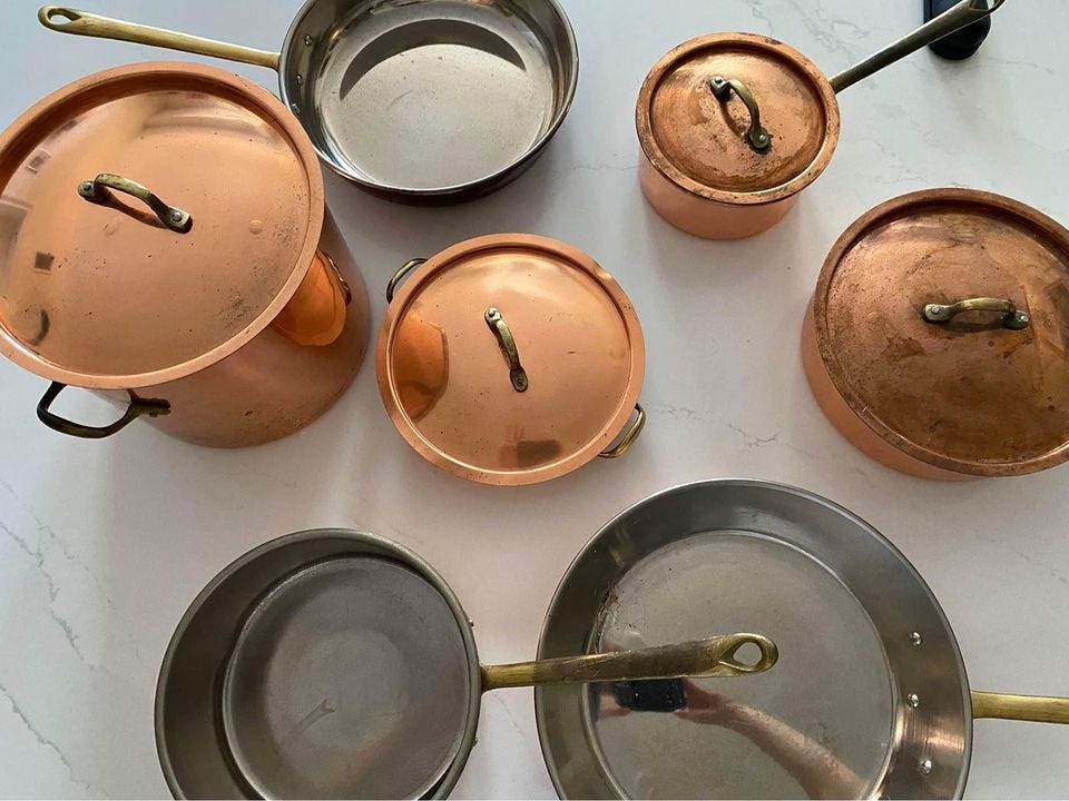 Product photo of Decorative Copper Pot Set