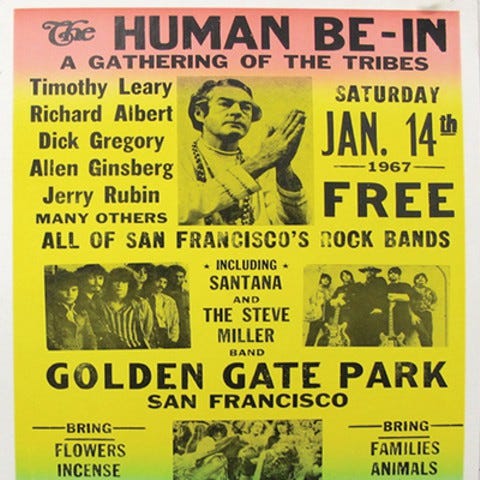 Rare Footage of the "Human Be-In," the Landmark Counter-Culture Event Held  in Golden Gate Park, 1967 | Open Culture