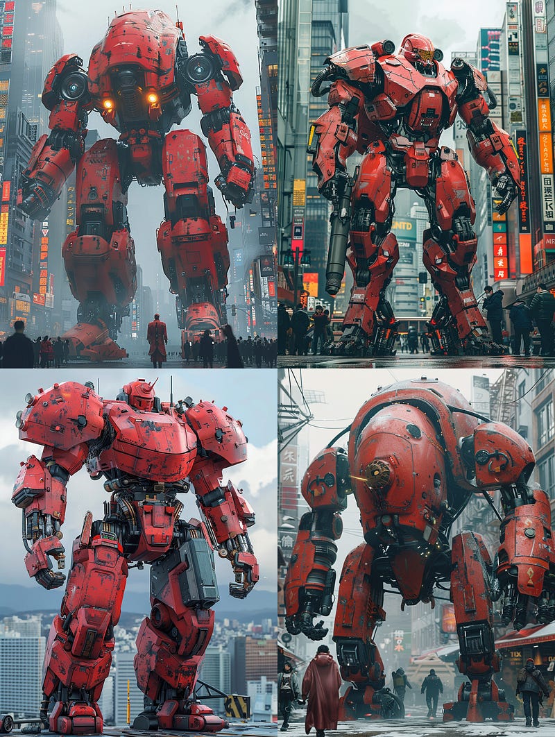 Colossal Samurai Robot