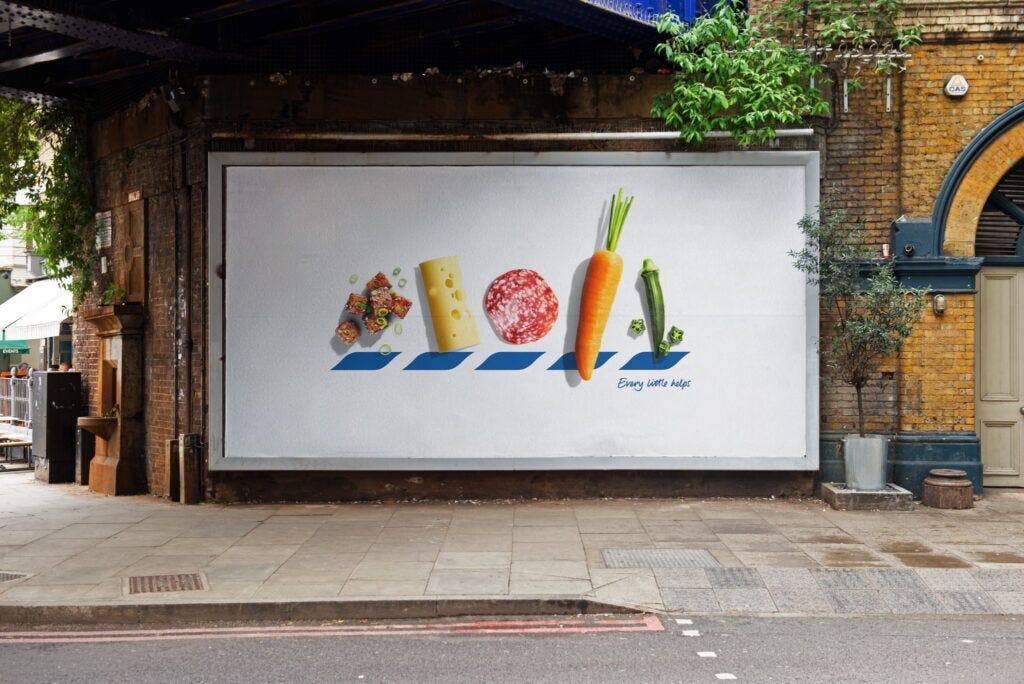 Tesco ditch logo in new OOH campaign | Famous Campaigns