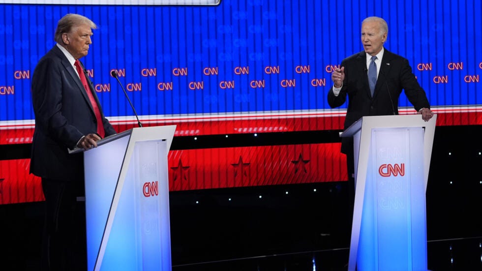 Biden stumbles, Trump lies in first US presidential debate of 2024