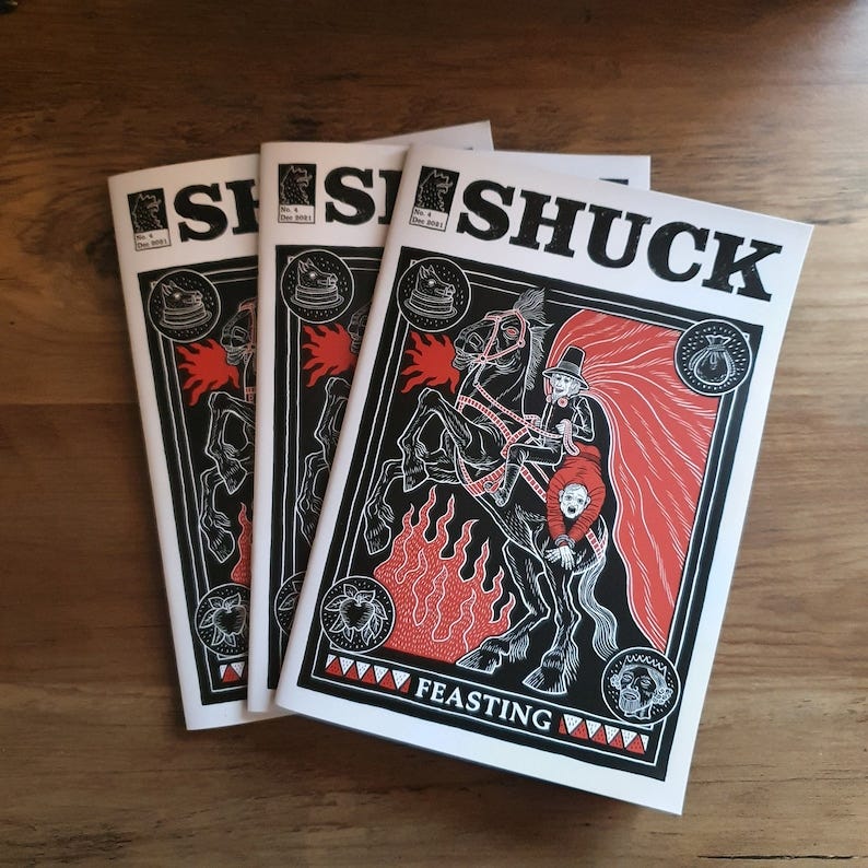 SHUCK Issue 4 Feasting A zine about Norfolk folklore and image 1