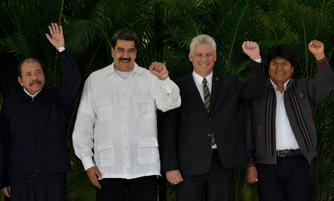 Aliança bolivariana se entrincheira em Cuba contra avanço da direita e  pressão dos EUA - Jornal O Globo