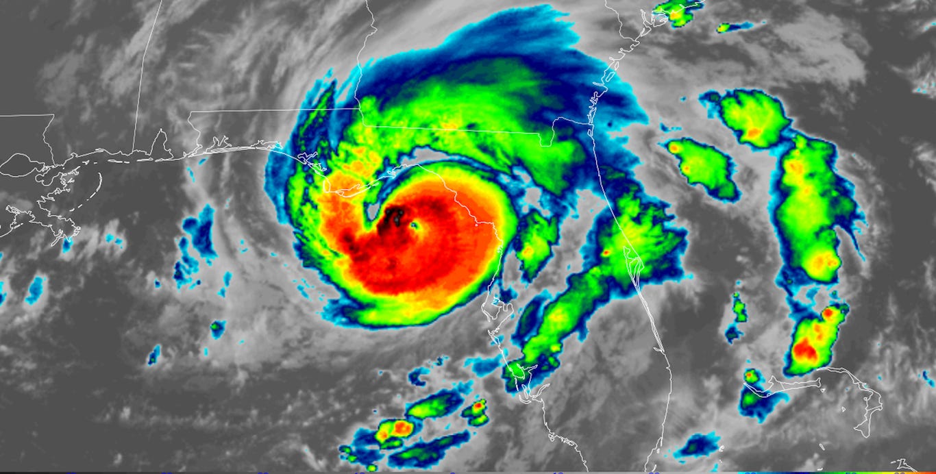 Hurricane Idalia near Florida as Category 4 storm