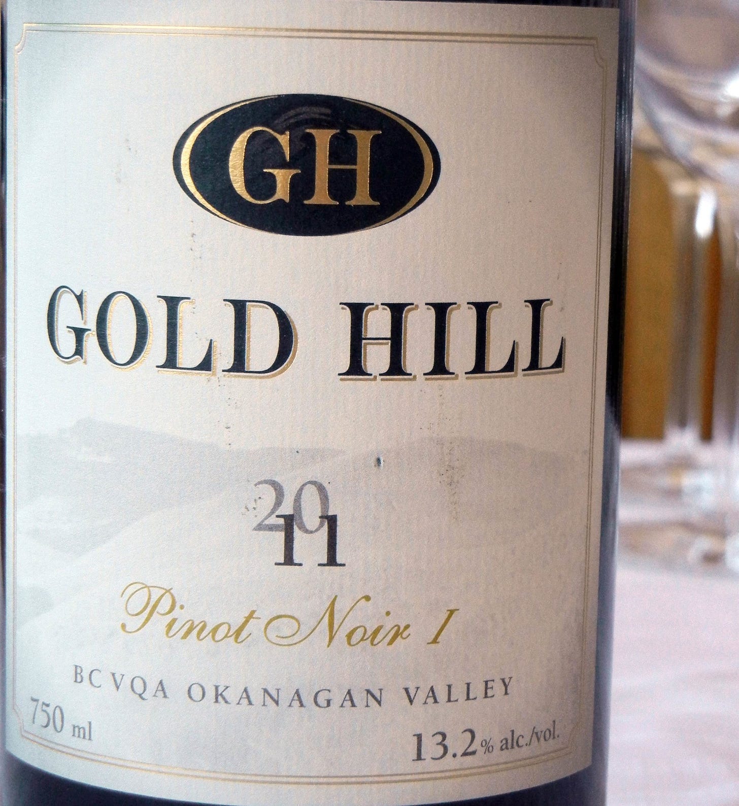 B.C. Pinot Noir Gold Hill I 2011
