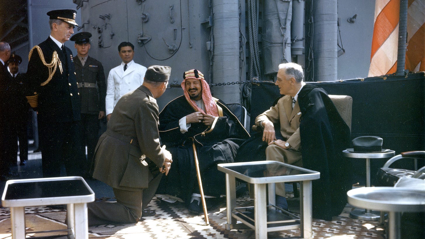 How FDR Charmed a Saudi King and Won U.S. Access to Oil | HISTORY