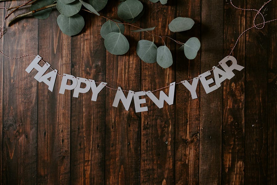 new year sign new year sign