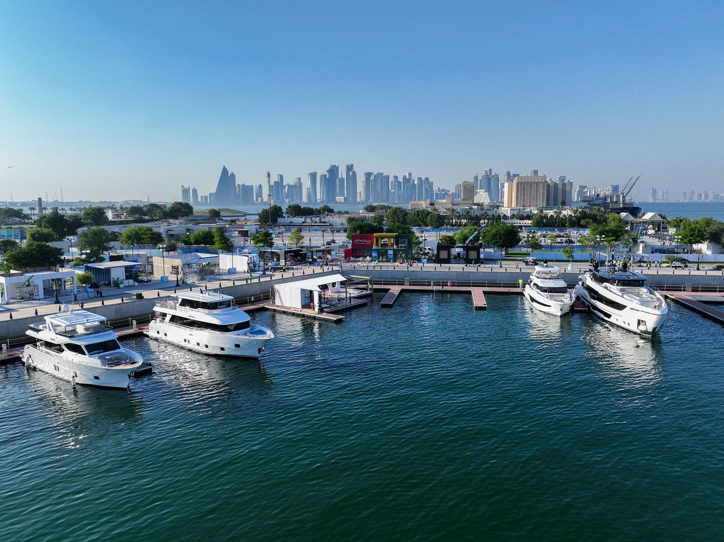 Gulf Craft Exhibiting at the Qatar Boat Show Old Doha Port