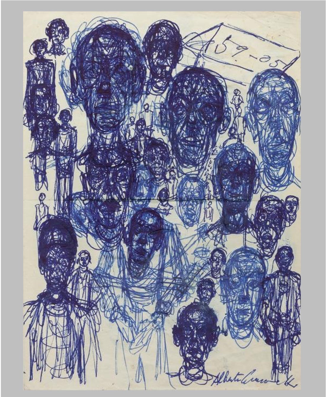 Fondation Giacometti - Giacometti's drawings