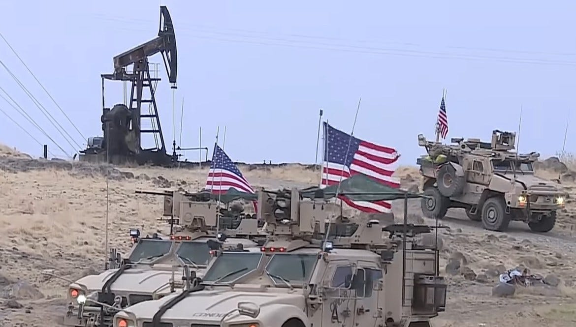 Amerikanske tropper Syria oljefelt