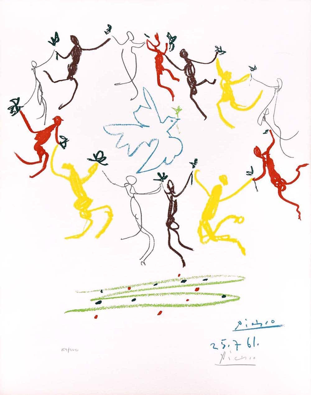 Pablo Picasso, La Ronde de la Jeunesse (The Youth Circle), 1961, Lithograph