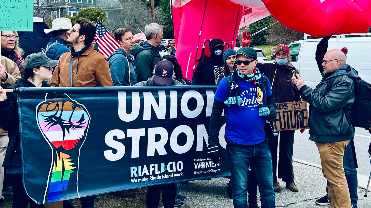 Steve Ahlquist: Thousands take to the streets of Providence to protest the Trump/Musk Administration 11 https%3A%2F%2Fsubstack post media.s3.amazonaws.com%2Fpublic%2Fimages%2Fa6f6088b 69d0 4854 a08e