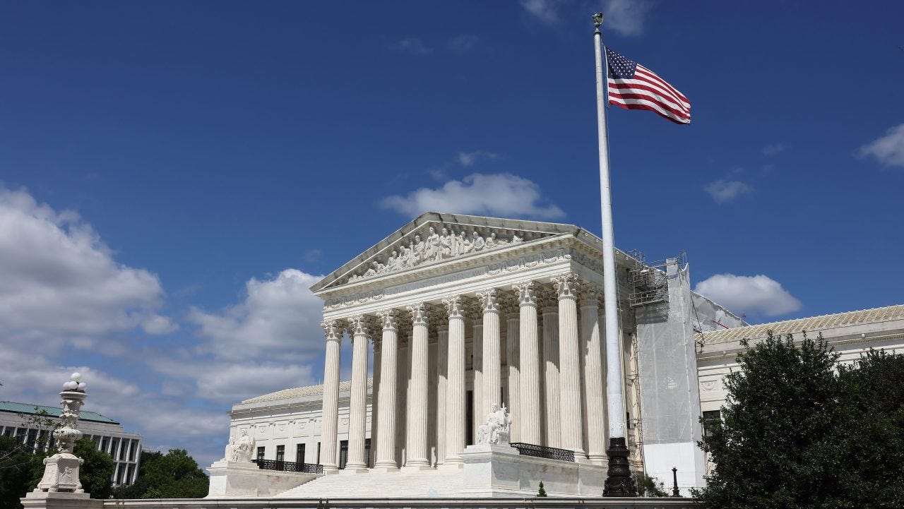 Exterior view of the U.S. Supreme Court building