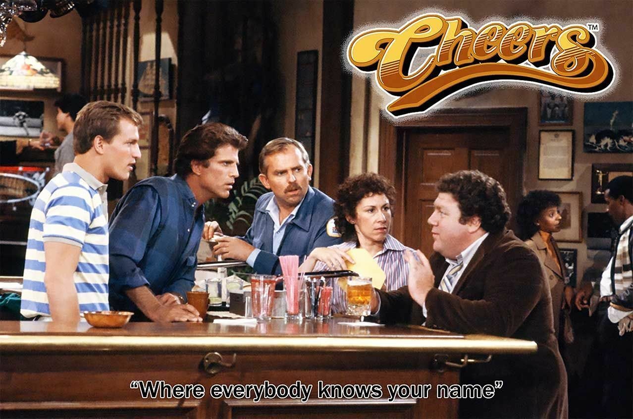 Cheers Where Everybody Knows Your Name &#034;Cheers&#034; TV Metal Sign |  eBay
