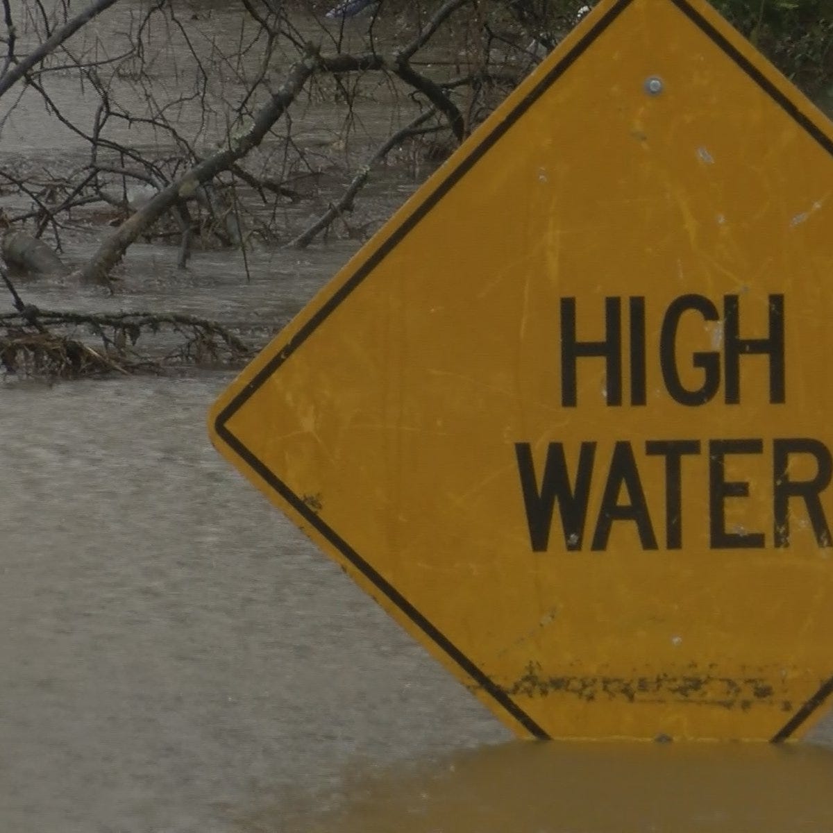 Floodwaters impacting roads around Lacey's Spring