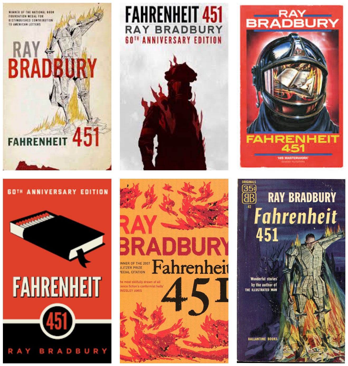Fahrenheit 451 Book Covers