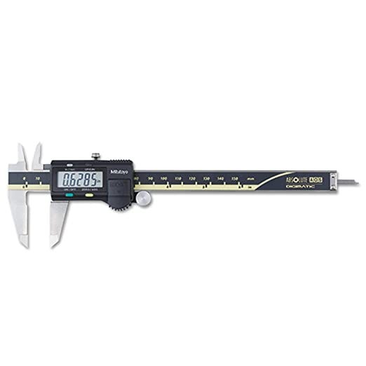 Mitutoyo 500-196-30 Advanced Onsite Sensor (AOS) Absolute Scale Digital Caliper, 0 to 6&#34;/0 to 150mm Measuring Range, 0.0005&#34;/0.01mm Resolution, LCD