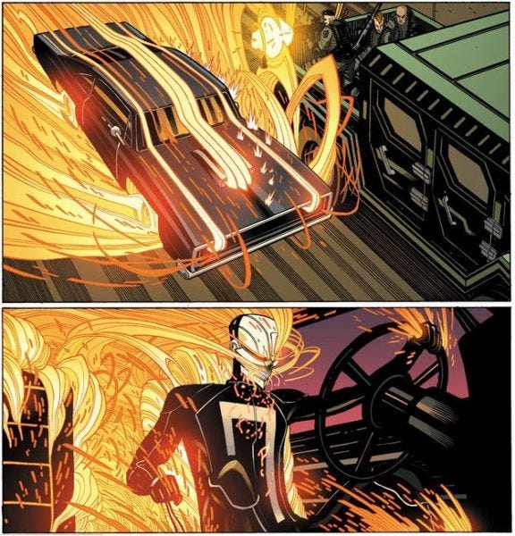 ghost rider agents of shield johnny blaze satanist serial killer comics