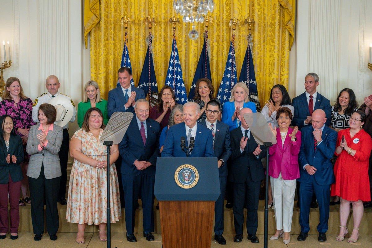 President Biden delivers remarks.