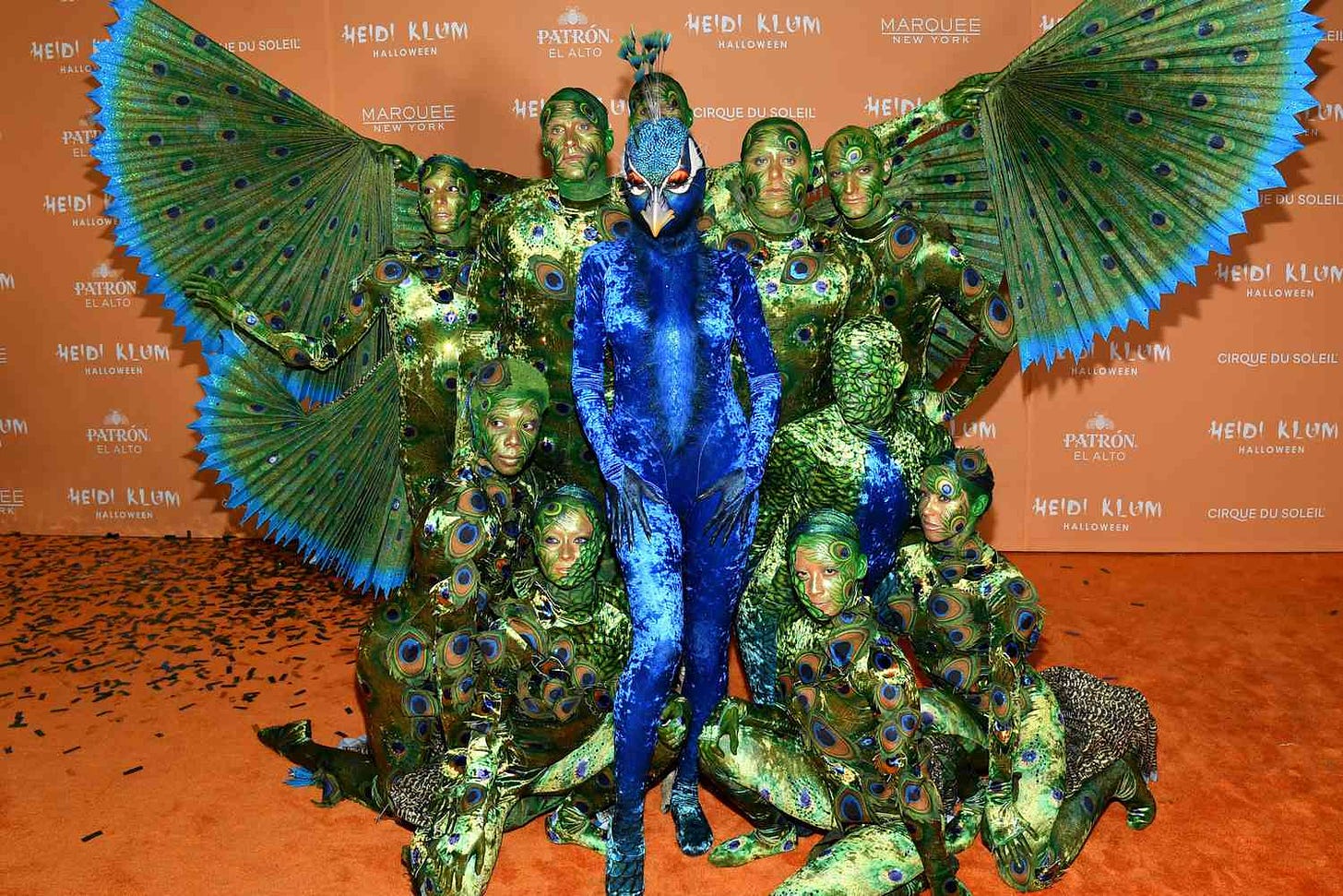 Heidi Klum Dresses as Peacock for Halloween 2023: See Her Look