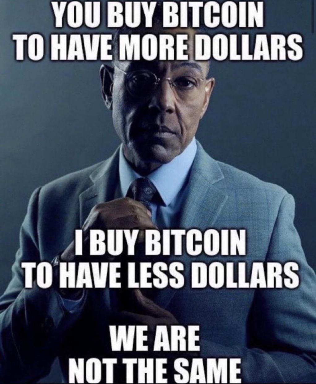 Bitcoiners are made different. : r/Bitcoin