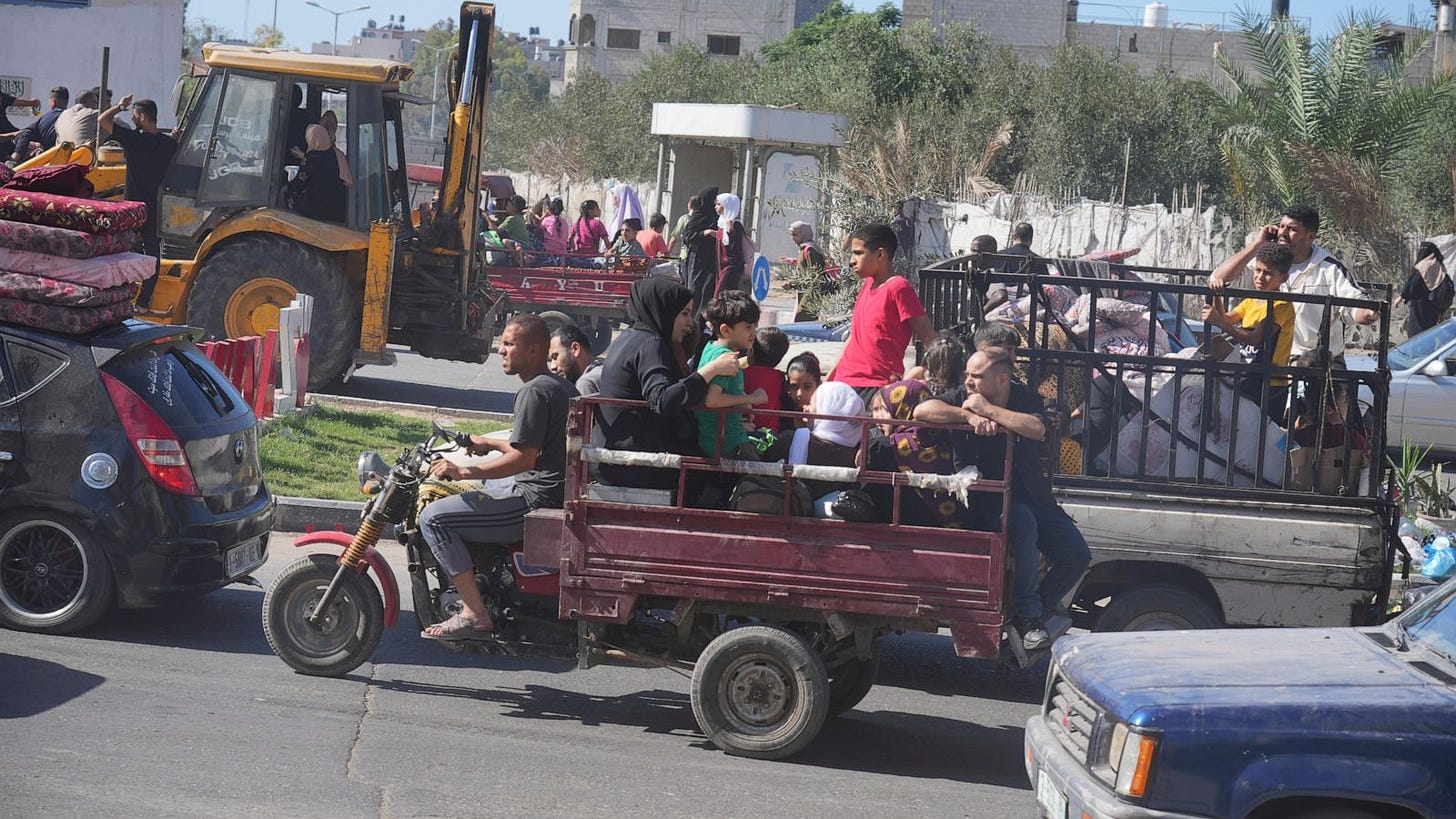 Palestinians flee northern Gaza after Israel orders 1 million to evacuate  as ground attack looms - ABC News