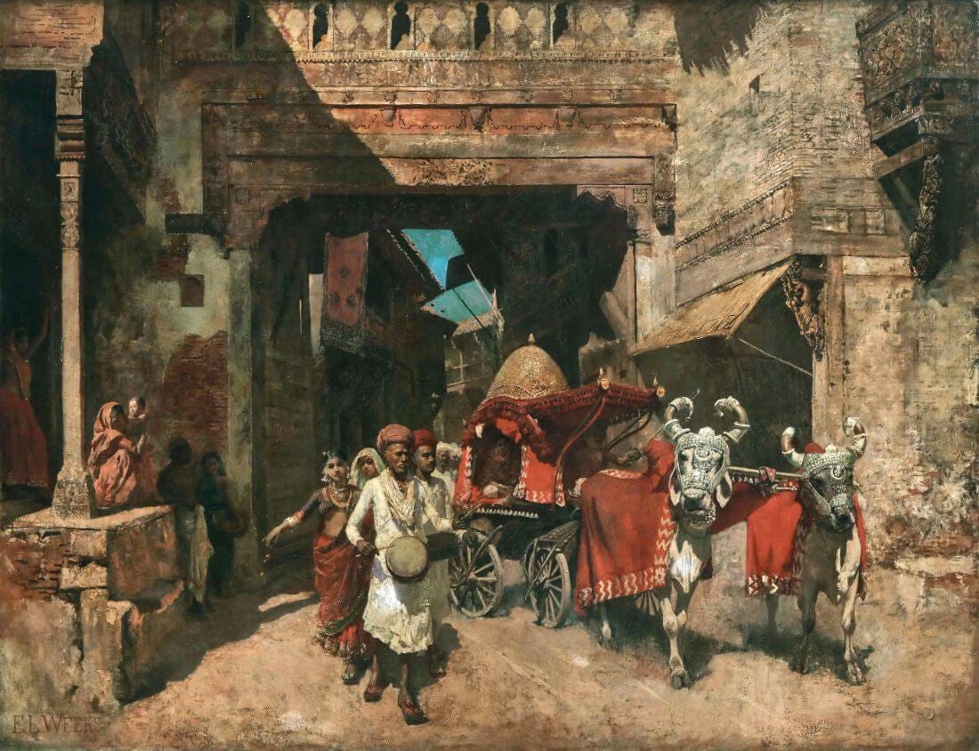 A Wedding Procession In India - Edwin Lord Weeks - Orientalist Masterpiece  Painting - Art Prints by Edwin Lord Weeks | Buy Posters, Frames, Canvas &  Digital Art Prints | Small, Compact, Medium and Large Variants