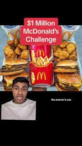 1000 Dollars Mcdonalds Challenge | TikTok