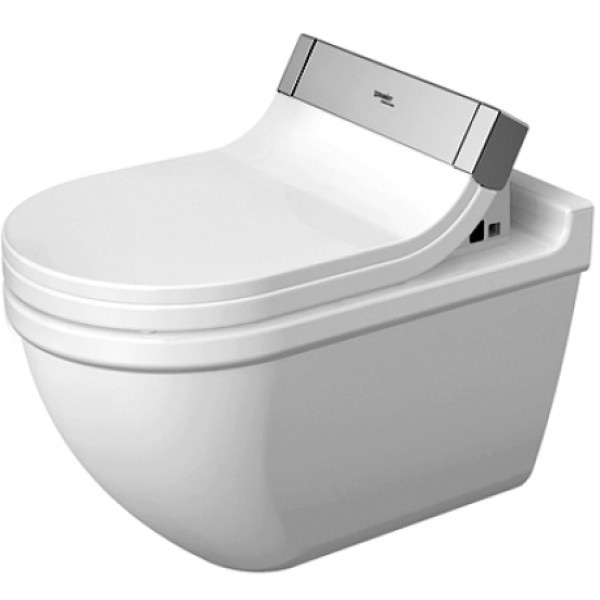 Duravit Starck 3 унитаз навесной с электронной крышкой-биде SensoWash  Classic
