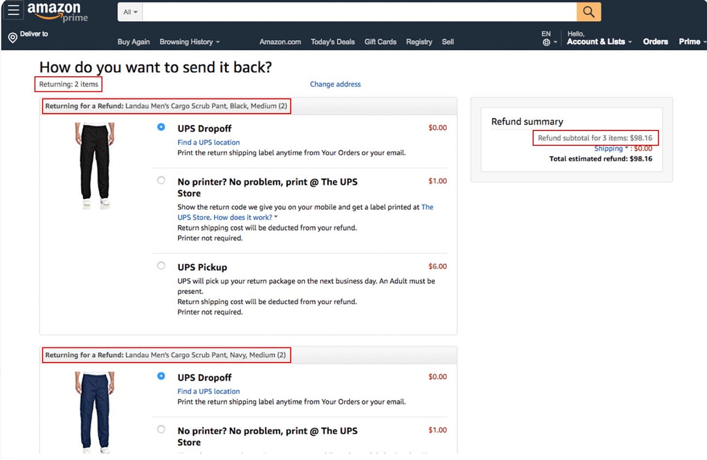 Example of Design Debt: Amazon’s Inconsistency