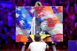 Scott LoBaido at Trump's October 2024 Rally