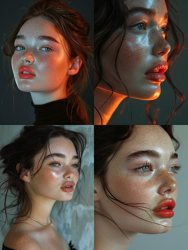 Profile Photo of young model.