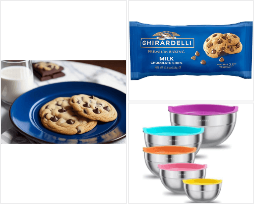 chocolate chip cookie supplies