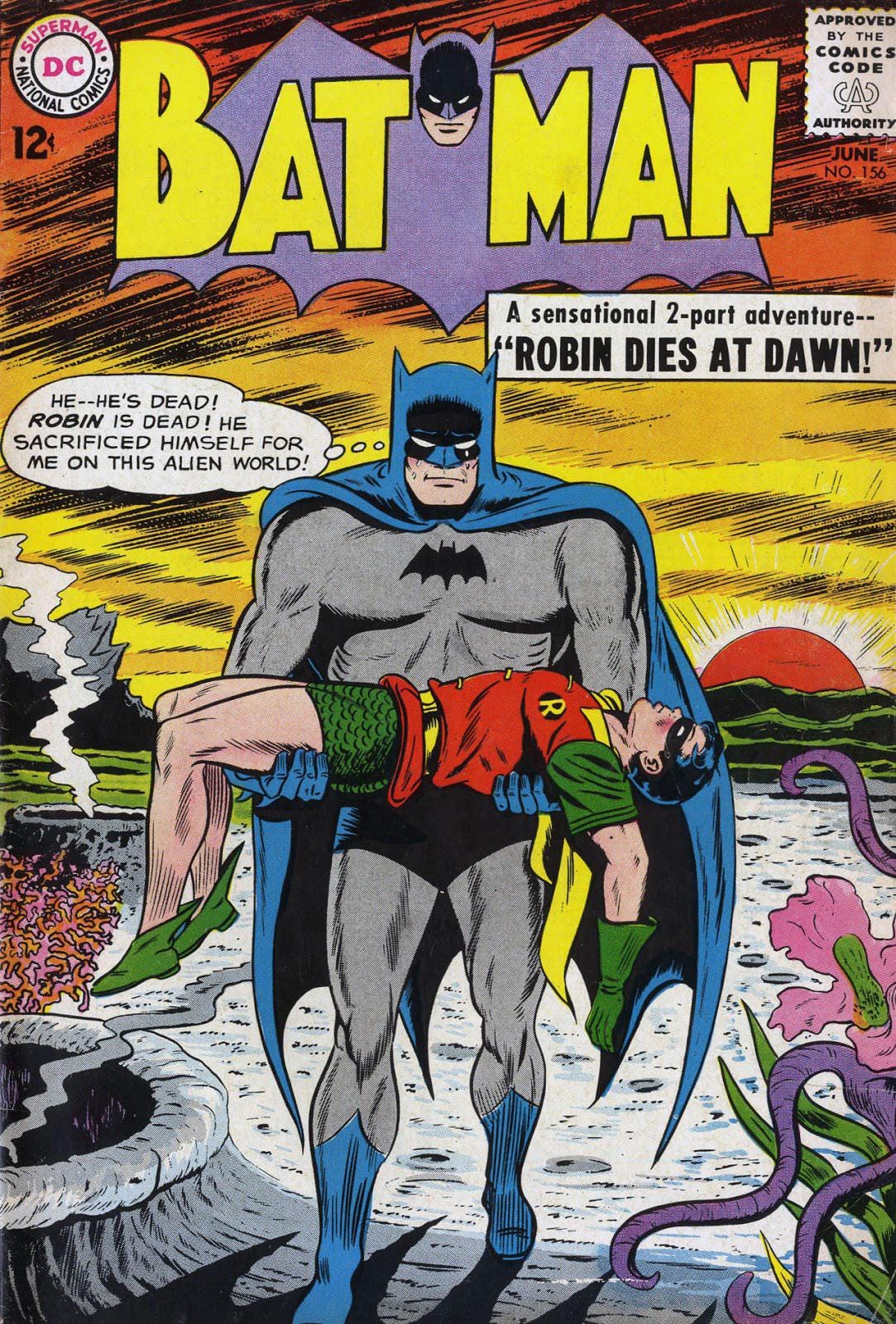 Batman comic book cover