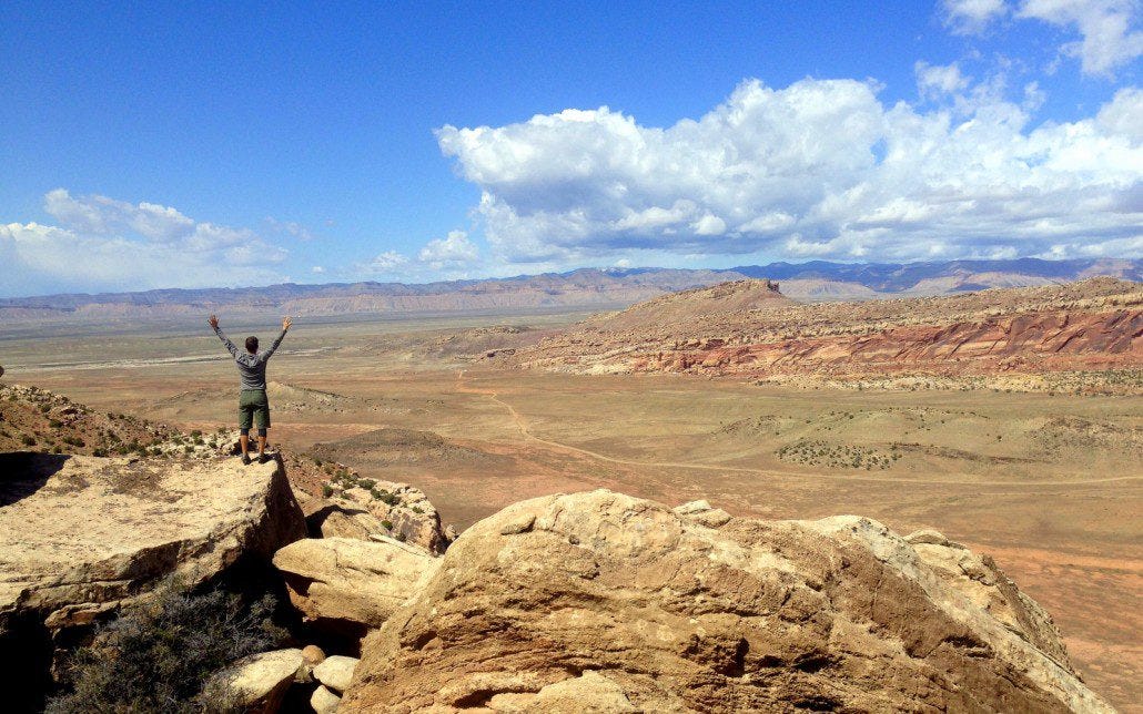 Getting outside near Arches National Park