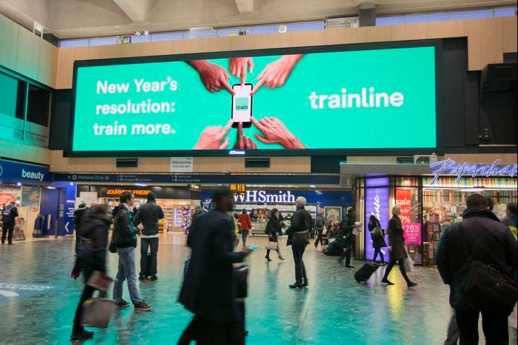 Pin by Sandra Wilson on Designlove | Trainline, Train, Adverts