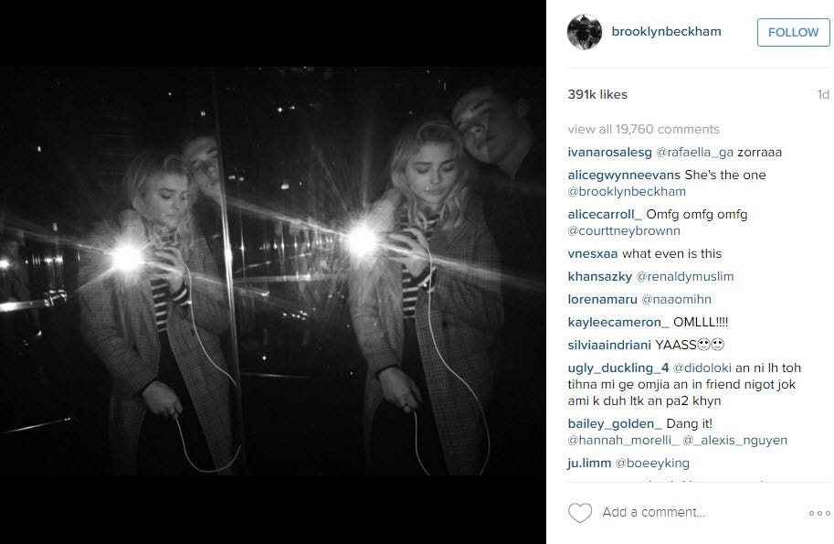 brooklyn beckham wiht chloe moretz 2016 gossip