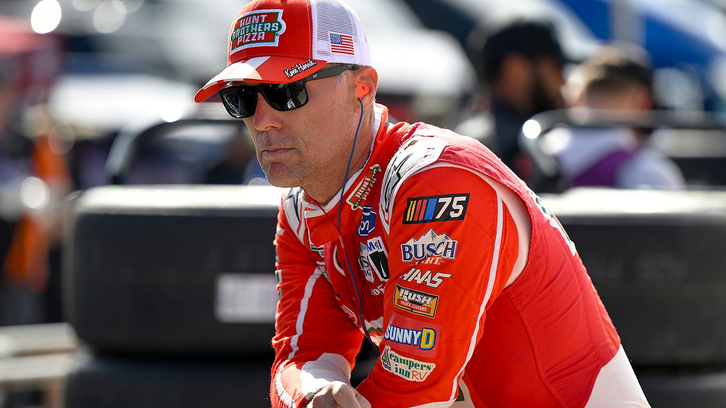 Kevin Harvick Kyle Larson practice NASCAR All-Star Race 2024 Hendrick Motorsports Harvick will drive